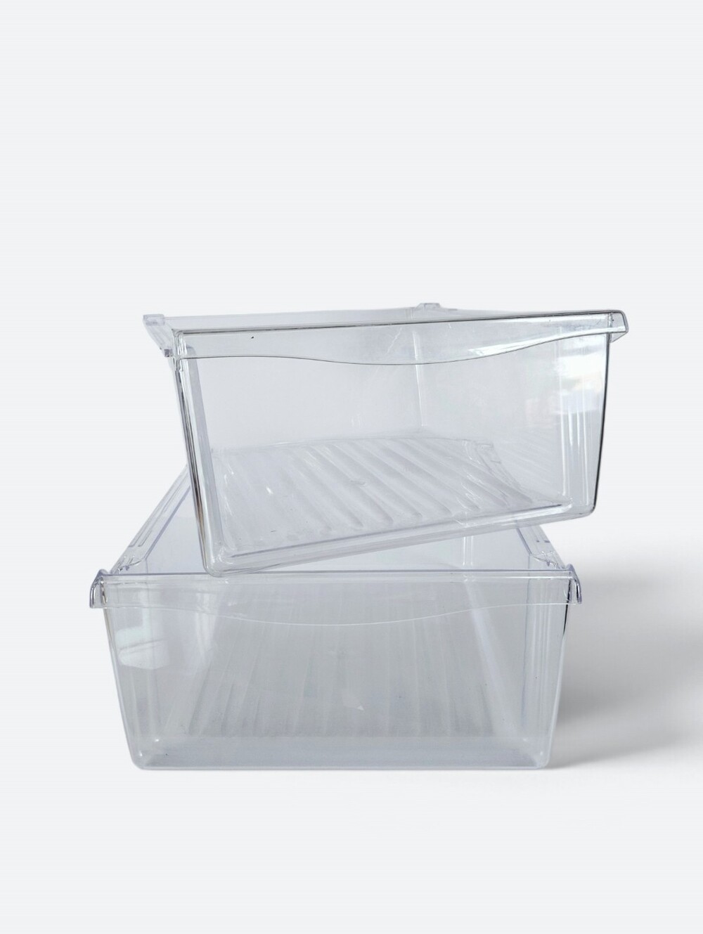 Whirlpool Refrigerator Crisper Pan Drawers OEM Part Number WP67002633 Set of Two